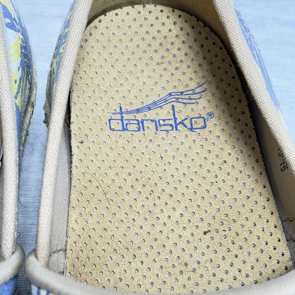 Dansko Victoria Tahiti Women's Clogs Canvas Floral Casual Shoes Size 36 US 5.5-6 - Picture 8 of 9